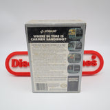 KONAMI: WHERE IN TIME IS CARMEN SANDIEGO? NEW & Factory Sealed with Authentic 3-Sided Seam! (NES Nintendo)