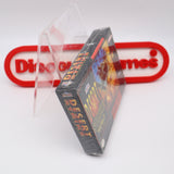 DESERT STRIKE RETURN TO THE GULF (MIJ) - NEW & Factory Sealed with Authentic H-Overlap Seam! (SNES Super Nintendo)