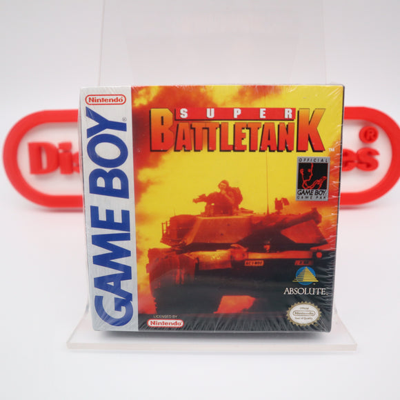 SUPER BATTLETANK / BATTLE TANK - NEW & Factory Sealed with Authentic H-Seam! (Game Boy Original)