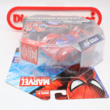 RACE CAR TO SPIDER-MAN / SPIDERMAN - MARVEL TRANSFORMERS CROSSOVERS FIGURE - NEW Authentic & Factory Sealed!