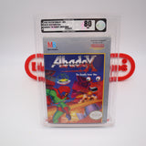 ABADOX: THE DEADLY INNER WAR - VGA GRADED 80 NM SILVER! NEW & Factory Sealed with Authentic H-Seam! (NES Nintendo)