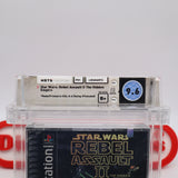 STAR WARS REBEL ASSAULT II 2: THE HIDDEN EMPIRE - WATA GRADED 9.6 B+! NEW & Factory Sealed! (PS1 PlayStation 1)