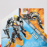 MOTORCYCLE TO GHOST RIDER - MARVEL TRANSFORMERS CROSSOVER FIGURE - NEW Authentic & Factory Sealed!