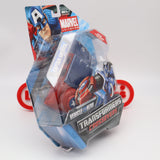 ARMORED 4X4 HUMVEE TO CAPTAIN AMERICA - MARVEL TRANSFORMERS CROSSOVERS FIGURE - NEW Authentic & Factory Sealed!