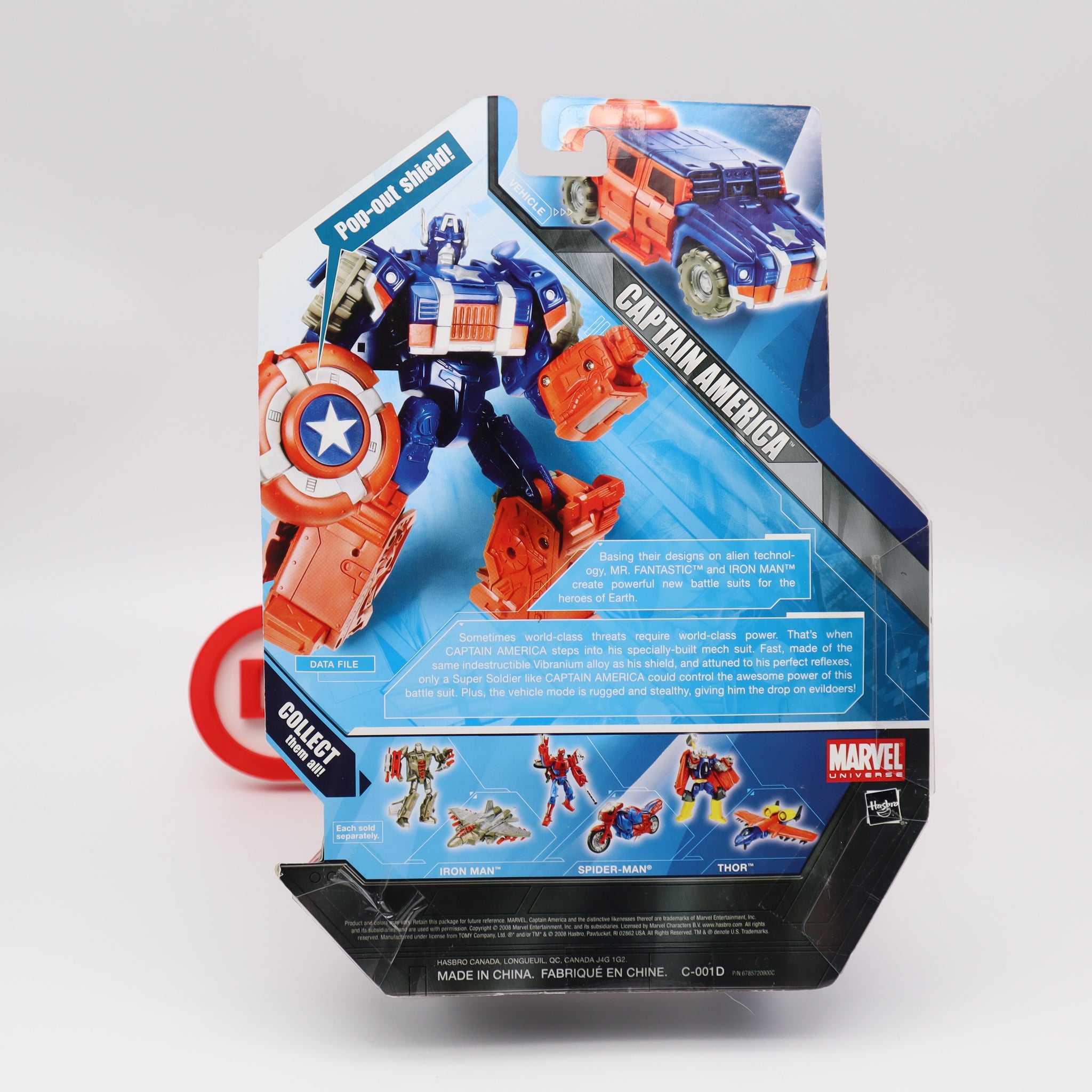 ARMORED 4X4 HUMVEE TO CAPTAIN AMERICA - MARVEL TRANSFORMERS