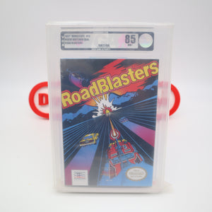 ROADBLASTERS / ROAD BLASTERS - VGA GRADED 85 NM+ SILVER! NEW & Factory Sealed with Authentic H-Seam! (NES Nintendo)