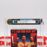 SHOOTFIGHTER: FIGHT TO THE DEATH (PROMO SCREENER VARIANT!) IGS GRADED 8 BOX & 7 SEAL! NEW & Factory Sealed with Authentic V-Overlap Seam! (VHS)