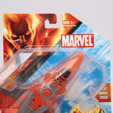 FIGHTER JET TO  HUMAN TORCH - MARVEL TRANSFORMERS CROSSOVERS FIGURE - NEW Authentic & Factory Sealed!