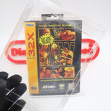 WWF RAW / WWE WRESTLING - NEW & Factory Sealed with Authentic 3-Sided Seam! (Sega Genesis 32X)