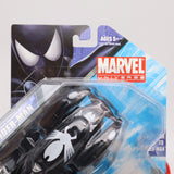 RACE CAR TO BLACK COSTUME SPIDER-MAN - MARVEL TRANSFORMERS CROSSOVERS FIGURE - NEW Authentic & Factory Sealed!
