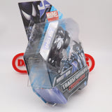 RACE CAR TO BLACK COSTUME SPIDER-MAN - MARVEL TRANSFORMERS CROSSOVERS FIGURE - NEW Authentic & Factory Sealed!