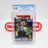 ANDRE AGASSI TENNIS - CGC GRADED 9.8 A++! NEW & Factory Sealed! (Sega Game Gear)