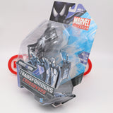 RACE CAR TO BLACK COSTUME SPIDER-MAN - MARVEL TRANSFORMERS CROSSOVERS FIGURE - NEW Authentic & Factory Sealed!