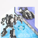 RACE CAR TO BLACK COSTUME SPIDER-MAN - MARVEL TRANSFORMERS CROSSOVERS FIGURE - NEW Authentic & Factory Sealed!