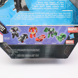 RACE CAR TO BLACK COSTUME SPIDER-MAN - MARVEL TRANSFORMERS CROSSOVERS FIGURE - NEW Authentic & Factory Sealed!