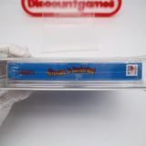 MICKEY'S ADVENTURES IN NUMBERLAND - WATA GRADED 8.0 B! NEW & Factory Sealed with Authentic H-Seam! (NES Nintendo)