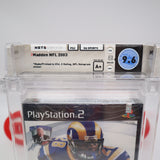 MADDEN NFL 2003 - RAMS FAULK COVER - WATA GRADED 9.6 A+! NEW & Factory Sealed! (PS2 PlayStation 2)