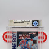 BLADES OF STEEL (Early Ticket Offer Variant!) WATA GRADED 7.5 A+! NEW & Factory Sealed with Authentic H-Seam! (Game Boy Original)