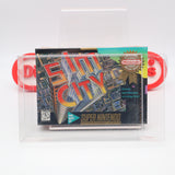 SIM CITY / SIMCITY (THE ORIGINAL!) NEW & Factory Sealed with Authentic V-Seam! (SNES Super Nintendo)
