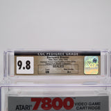 BARNYARD BLASTER - CGC PEDIGREE GRADED 9.8 A++! NEW & Factory Sealed! (Atari 7800)