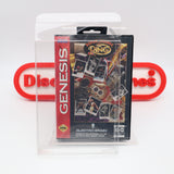 BOXING LEGENDS OF THE RING - CASE-FRESH COPY! NEW & Factory Sealed with Authentic Tube Seal! (Sega Genesis)