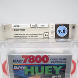 SUPER HUEY - WATA GRADED X9.0 A+! NEW & Factory Sealed! (Atari 7800)