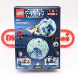 NABOO STARFIGHTER & NABOO #9674 - NEW Authentic & Factory Sealed! (LEGO STAR WARS PLANET & VEHICLE SERIES 1)