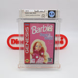 BARBIE SUPER MODEL (RARE CLAMSHELL VARIANT) WATA GRADED 9.0 A! NEW & Factory Sealed with Authentic RTB Seal! (Sega Genesis)