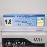 RESIDENT EVIL ZERO 0 - CGC GRADED 9.8 A++! NEW & Factory Sealed! (Nintendo Wii)