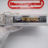 WORDTRIS - Tetris with Letters! WATA GRADED 9.2 A+! NEW & Factory Sealed with Authentic H-Seam! (Game Boy Original)