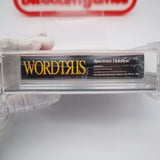 WORDTRIS - Tetris with Letters! WATA GRADED 9.2 A+! NEW & Factory Sealed with Authentic H-Seam! (Game Boy Original)