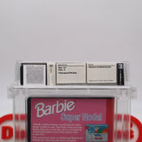 BARBIE SUPER MODEL (RARE CLAMSHELL VARIANT) WATA GRADED 9.0 A! NEW & Factory Sealed with Authentic RTB Seal! (Sega Genesis)