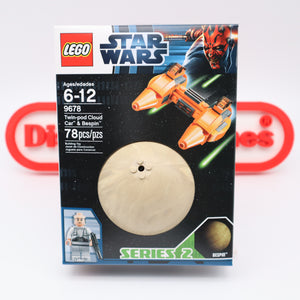 TWIN-POD CLOUD CAR & BESPIN #9678 - NEW Authentic & Factory Sealed! (LEGO STAR WARS PLANET & VEHICLE SERIES 2)