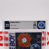 BUBBLE GHOST - WATA GRADED 9.8 A+! NEW & Factory Sealed with Authentic H-Seam! (Game Boy Original)