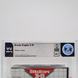 BLADE EAGLE 3-D 3D - WATA GRADED 9.8 A+! NEW & Factory Sealed! (SMS / Sega Master System)