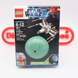 X-WING STARFIGHTER & YAVIN 4 #9677 - NEW Authentic & Factory Sealed! (LEGO STAR WARS PLANET & VEHICLE SERIES 2)