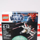 X-WING STARFIGHTER & YAVIN 4 #9677 - NEW Authentic & Factory Sealed! (LEGO STAR WARS PLANET & VEHICLE SERIES 2)