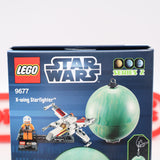 X-WING STARFIGHTER & YAVIN 4 #9677 - NEW Authentic & Factory Sealed! (LEGO STAR WARS PLANET & VEHICLE SERIES 2)