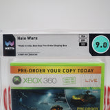 HALO WARS - BEST BUY PRE-ORDER DISPLAY ONLY BOX W/ WARTHOG! WATA GRADED 9.0! (XBox 360)