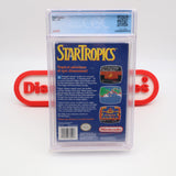 STAR TROPICS - CGC GRADED 8.5 A! NEW & Factory Sealed with Authentic H-Seam! (NES Nintendo)