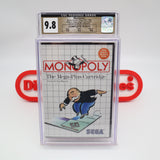 MONOPOLY - CGC PEDIGREE GRADED 9.8 CIB with 9.8 Manual & Box! (SMS / Sega Master System)