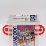 DR. MARIO - HIGHEST WATA GRADED 9.8 A++! UNCIRCULATED! NEW & Factory Sealed with Authentic H-Seam! (Game Boy Original)