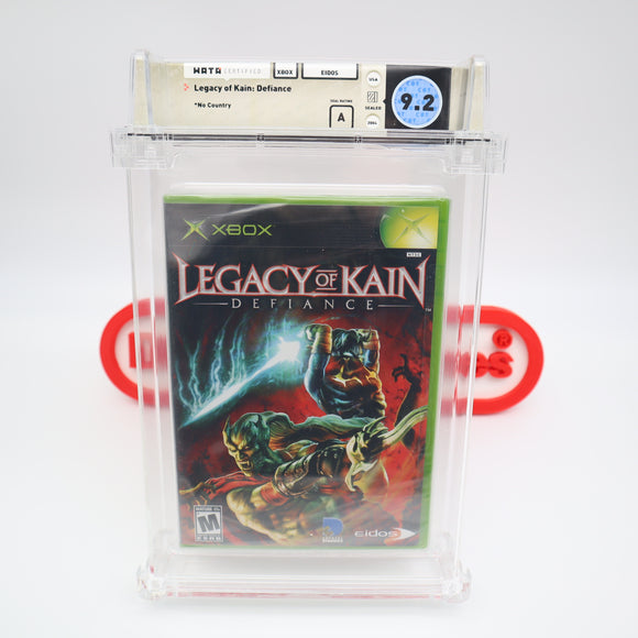 LEGACY OF KAIN: DEFIANCE - WATA GRADED 9.2 A! NEW & Factory Sealed! (XBOX)