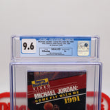 MICHAEL JORDAN: COME FLY WITH ME 1991 - CGC GRADED 9.6 A+! NEW & Factory Sealed with Authentic V-Overlap Seam! (VHS)