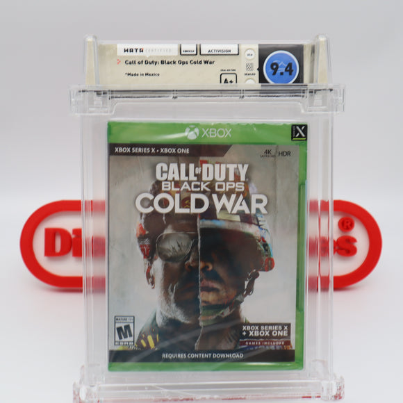 CALL OF DUTY BLACK OPS: COLD WAR - WATA GRADED 9.4 A+! NEW & Factory Sealed! (XBox One)