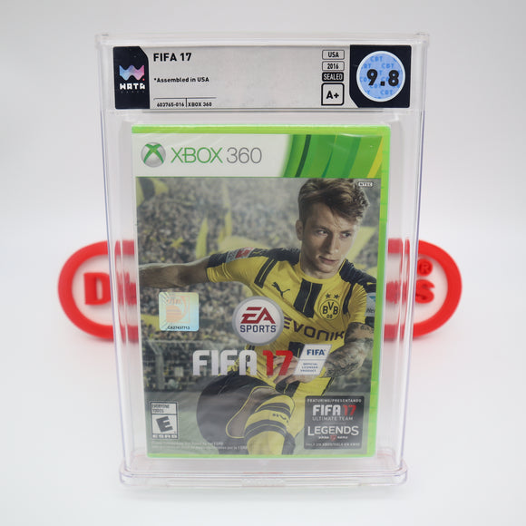 FIFA 17 2017 SOCCER - WATA GRADED 9.8 A+! NEW & Factory Sealed! (XBox 360)