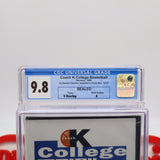 COACH K COLLEGE BASKETBALL - CGC GRADED 9.8 A! NEW & Factory Sealed with Authentic V-Overlap Seam! (Sega Genesis)
