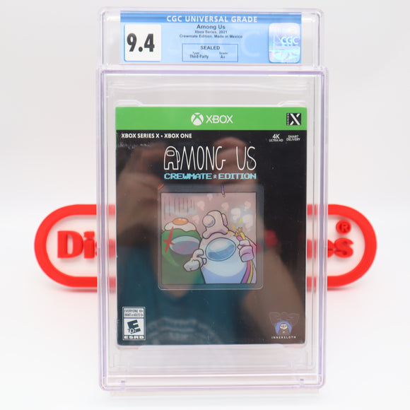 AMONG US: CREWMATE EDITION - CGC GRADED 9.4 A+! NEW & Factory Sealed! (XBox One)