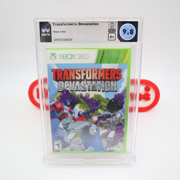 TRANSFORMERS: DEVASTATION - WATA GRADED 9.8 A+! NEW & Factory Sealed! (XBox 360)