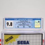 THUNDER BLADE - CGC GRADED 9.8 CIB with 9.9 CART! (SMS Sega Master System)